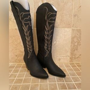 The Post Western Black Boots
